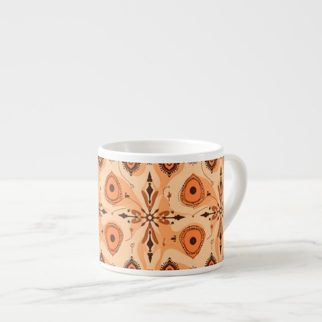 Tasse Expresso art rupestre antique (Devant droit)