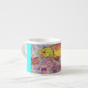 Tasse Expresso art sans valeur de truite