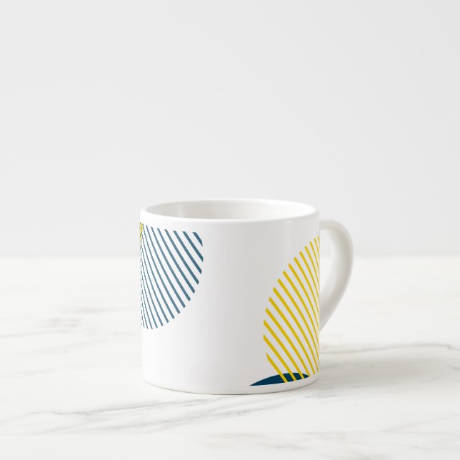 Tasse Expresso Art urbain abstrait moderne, simple, minimal et te (Devant droit)