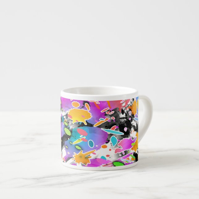 TASSE EXPRESSO ARTISANAT DE GRUNGE PUNGE (Devant droit)