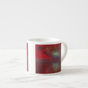 Tasse Expresso Astéroïde Grève numérique Abstrait