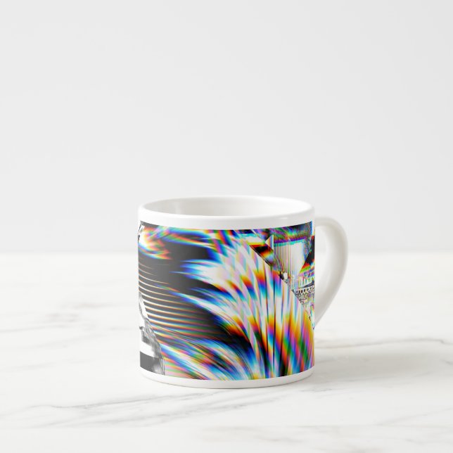 Tasse Expresso Attaque arc-en-ciel (Devant droit)