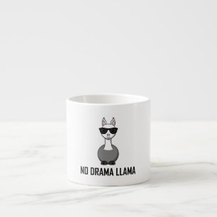 Tasse Expresso Aucunes lunettes de soleil de lama de drame