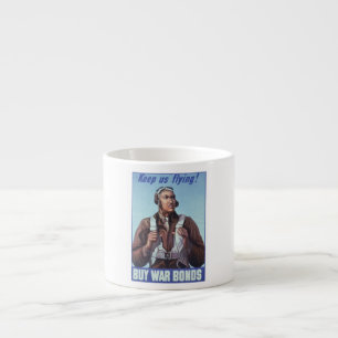 Tasse Expresso Aviateurs noirs : Service militaire de combat de 2