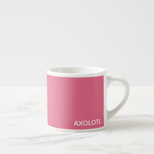 Tasse Expresso Axolotl pink color name