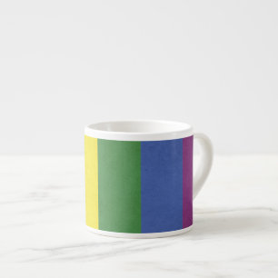 Tasse Expresso Bandes arc-en-ciel