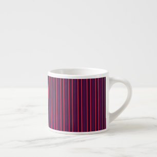 Tasse Expresso Bandes de prunes et de bonbons rouges