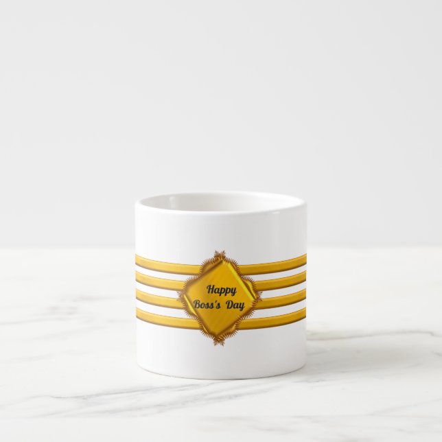 Tasse Expresso Bandes d'or du capitaine (Devant)