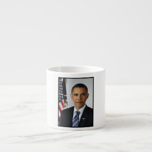 Tasse Expresso Barack Obama Président américain Portrait de la Ma