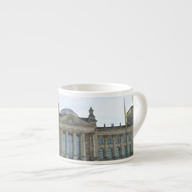 Tasse Expresso Bâtiment du Reichstag à Berlin (Devant droit)