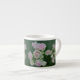 Tasse Expresso Beau jardin rose clair roses