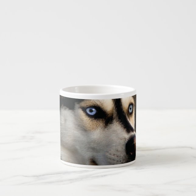 Tasse Expresso Beau Oreiller Husky Lrow (Devant)