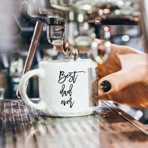 Tasse Expresso Beauté Collage photo Meilleur papa Jamais Cadeau