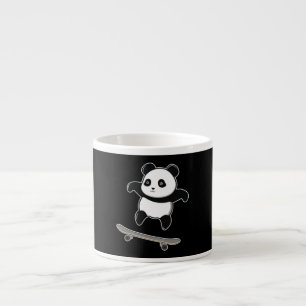 Tasse Expresso Bébé Panda Skateboard