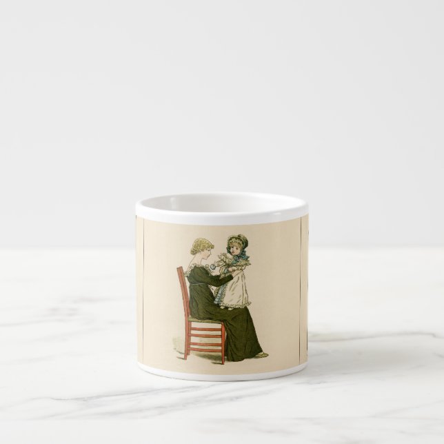 Tasse Expresso Bébé victorien Greenaway Mère (Devant)