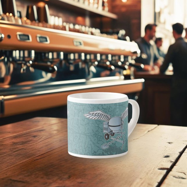 Tasse Expresso Béton bleu-gris (Créateur téléchargé)