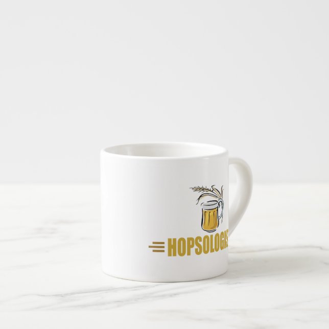 Tasse Expresso Biére Drôle (Devant droit)