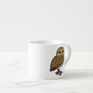 Tasse Expresso Birdorable creusant le hibou