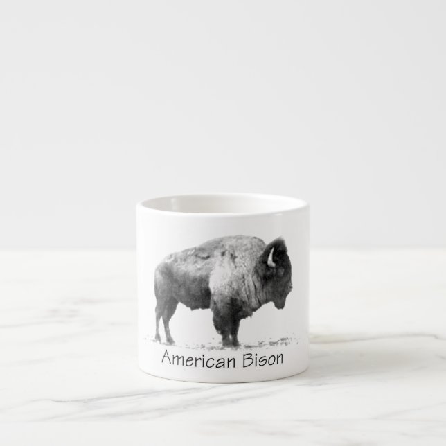 Tasse Expresso Bison américain (Devant)