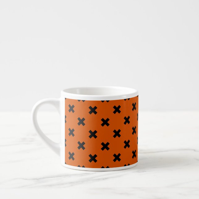 Tasse Expresso Black cross stitches (Gauche)