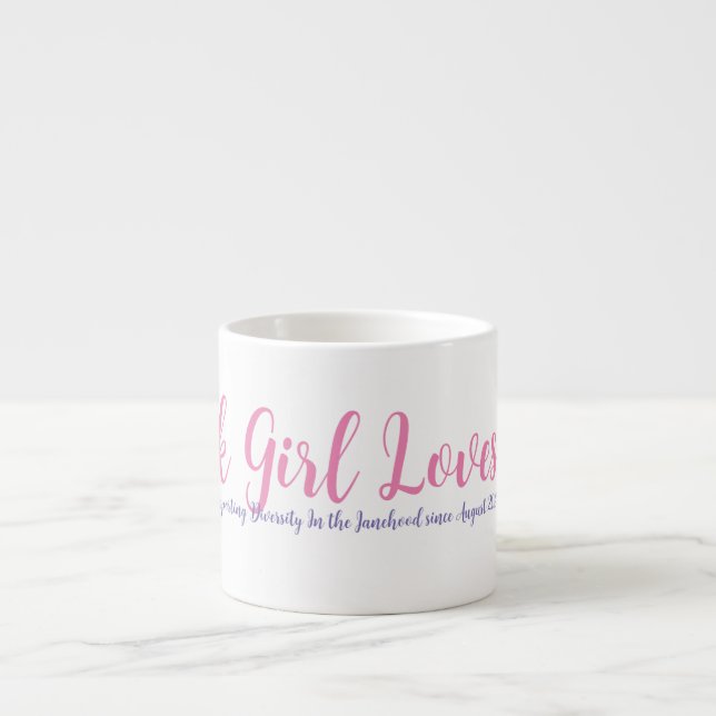 Tasse Expresso Black Girl Loves Jane Specialty Expresso Cup (Devant)