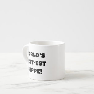 Tasse Expresso Black Text Meilleurs T-shirts et cadeaux de Beppe