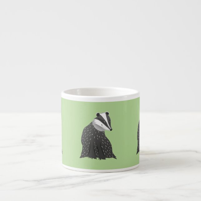 Tasse Expresso Blaireau (Devant)