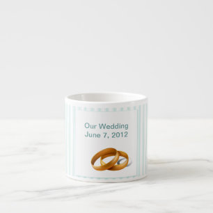 Tasse Expresso Bleu - Bagues Mariages