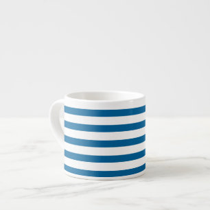 Tasse Expresso Bleu et blanc
