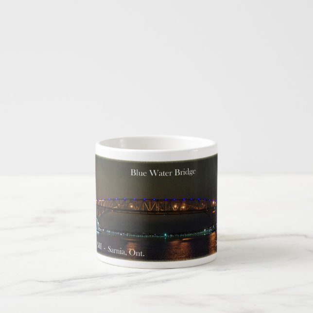 Tasse Expresso Blue Water Bridge nuit espresso mule (Devant)