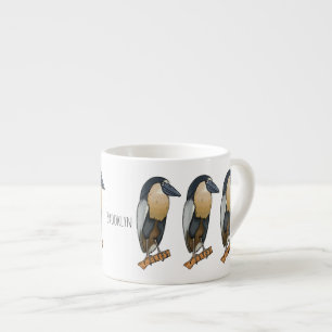 Tasse Expresso Boat-billed heron bird cartoon