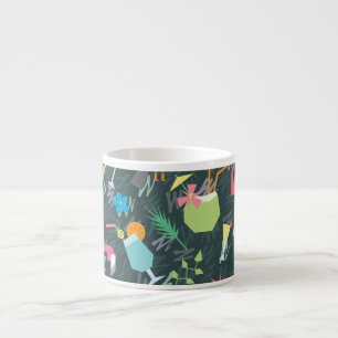 Tasse Expresso Boissons D'Oiseaux Tropicaux : Vibrant Sans Fil.