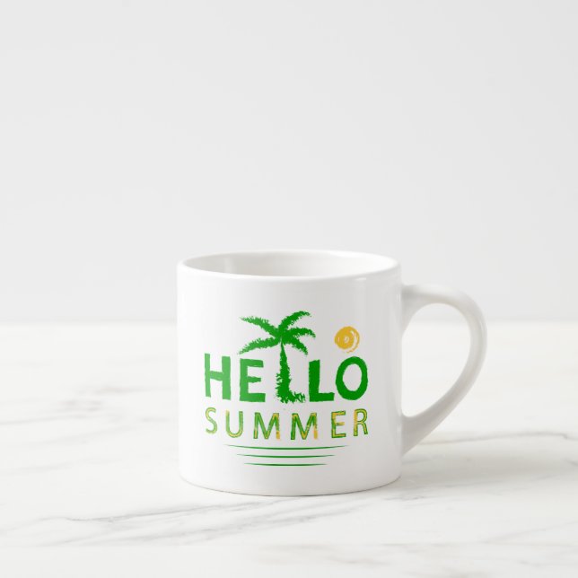 Tasse Expresso Bonjour été (Droite)