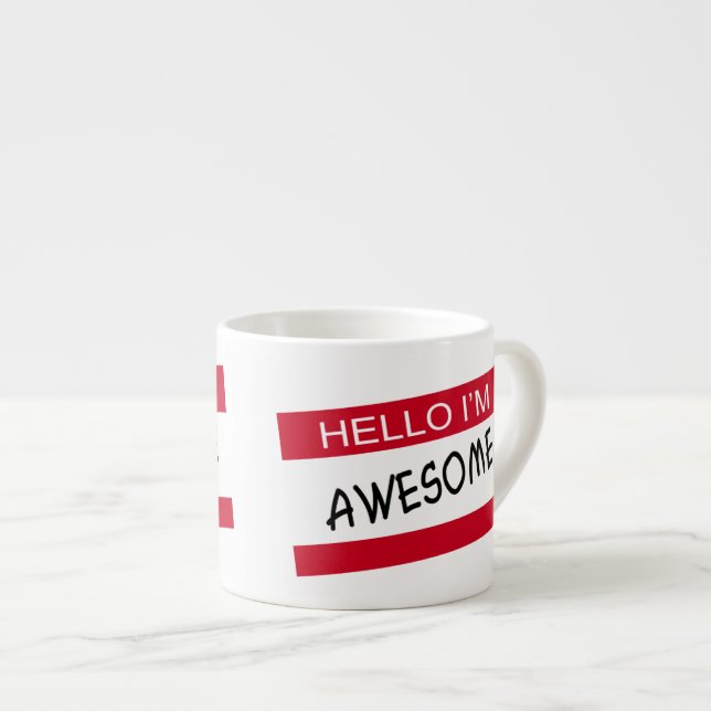 Tasse Expresso Bonjour, Je Suffis (Devant droit)