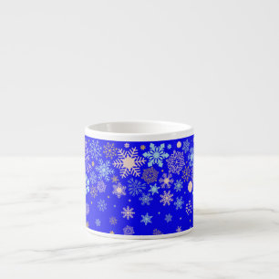 Tasse Expresso Bonne frontière de flocon de neige