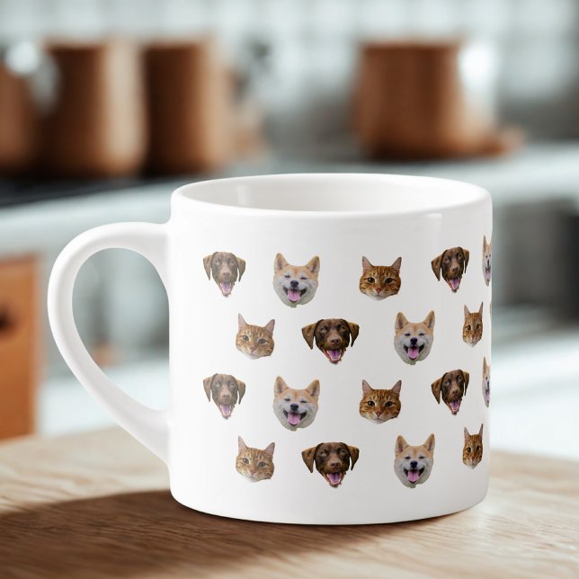 Tasse Expresso Boug de chien personnalisé, chat de chien maman ca (Créateur téléchargé)