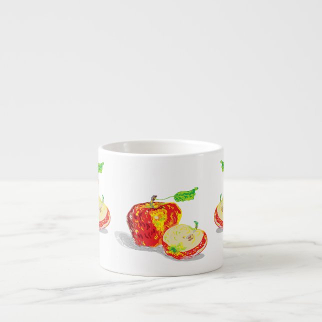 Tasse Expresso Boug de spécialité : Pommes (Devant)