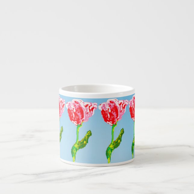 Tasse Expresso Boug de spécialité : Tulipes (Devant)