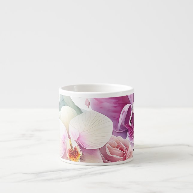 Tasse Expresso Bouge de spécialité de l'orchidée Blast (Devant)