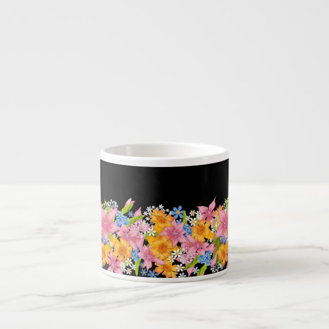 Tasse Expresso Bouquet printanier (Devant)