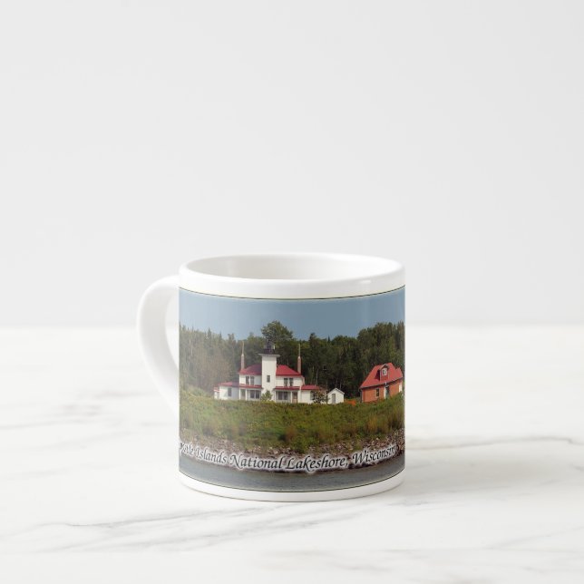 Tasse Expresso Bouteille espresso du phare de Raspberry Island (Devant gauche)