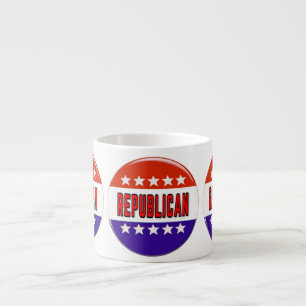 Tasse Expresso Bouton républicain