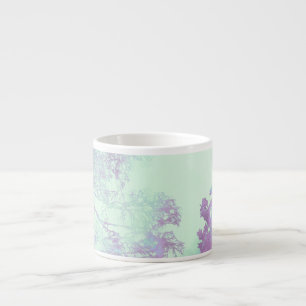 Tasse Expresso Brume de feuillage large lavande