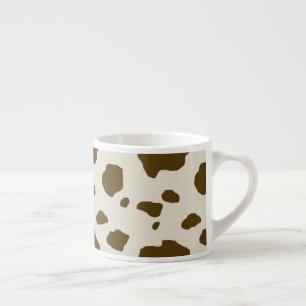 Tasse Expresso Brun de PEAU de VACHE