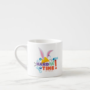 Tasse Expresso BUGS BUNNY BUILDERS™  C'est l'heure du casque