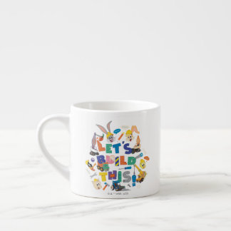 Tasse Expresso BUGS BUNNY BUILDERS™| Collage "Construisons cela"