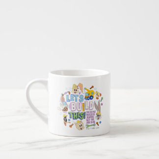 Tasse Expresso BUGS BUNNY BUILDERS™| Croquis "Construisons cela"