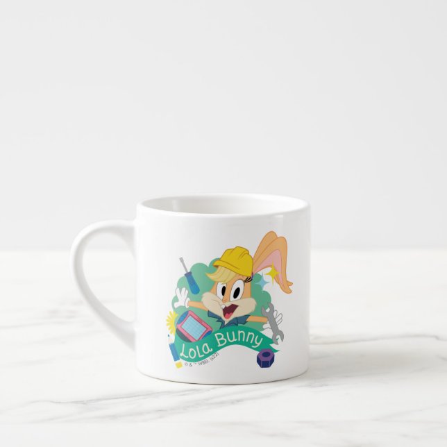 Tasse Expresso BUGS BUNNY BUILDERS™| Graphisme du personnage Lola (Gauche)