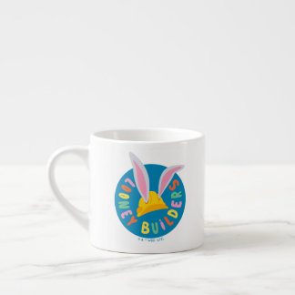Tasse Expresso BUGS BUNNY BUILDERS™| Logo du cercle du casque