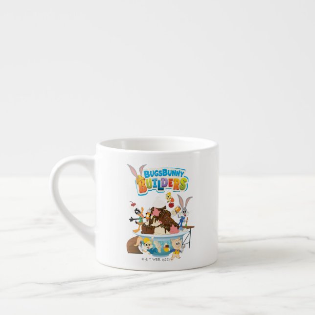 Tasse Expresso BUGS BUNNY BUILDERS™| Looney Builders Glace (Gauche)
